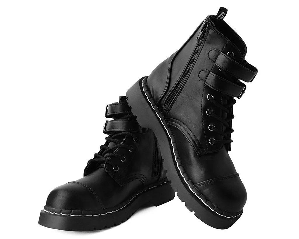Black 2-Buckle Anarchic Boot - Image 3