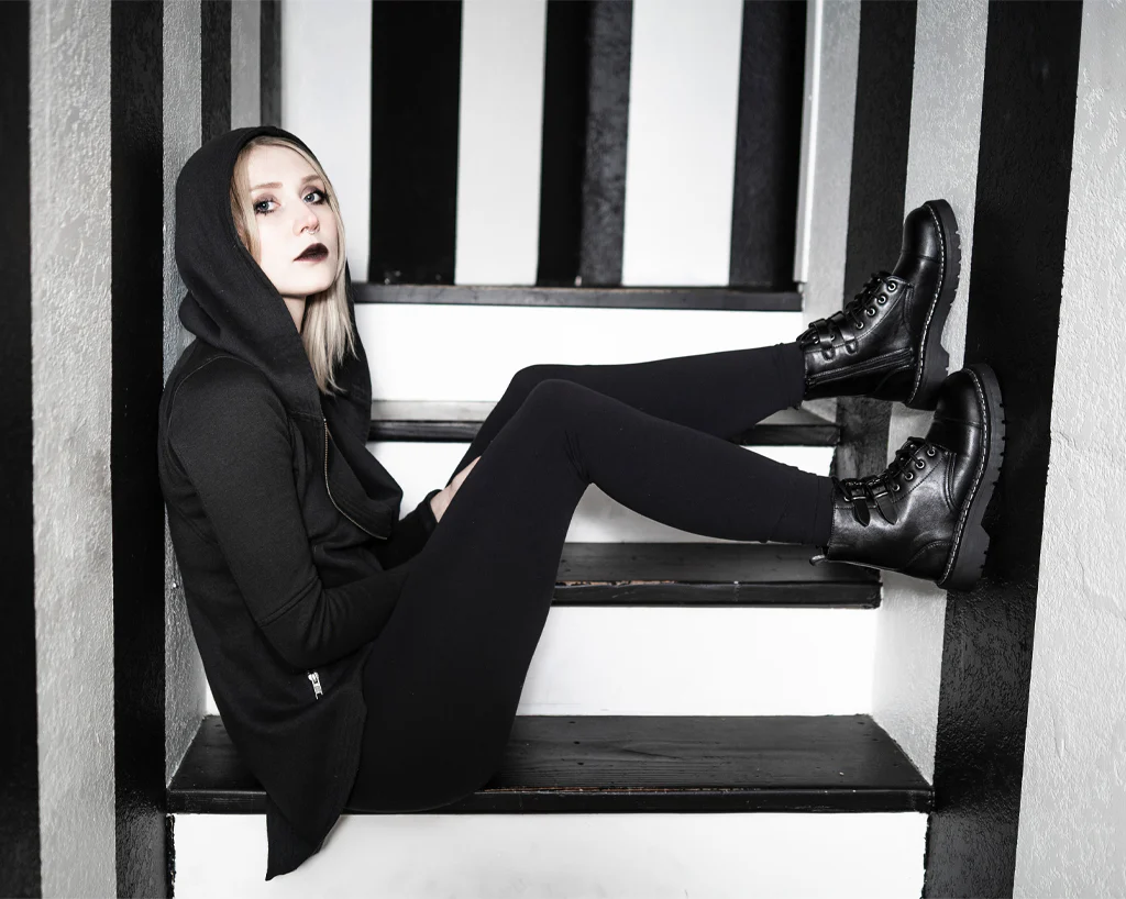 Black 2-Buckle Anarchic Boot - Image 6