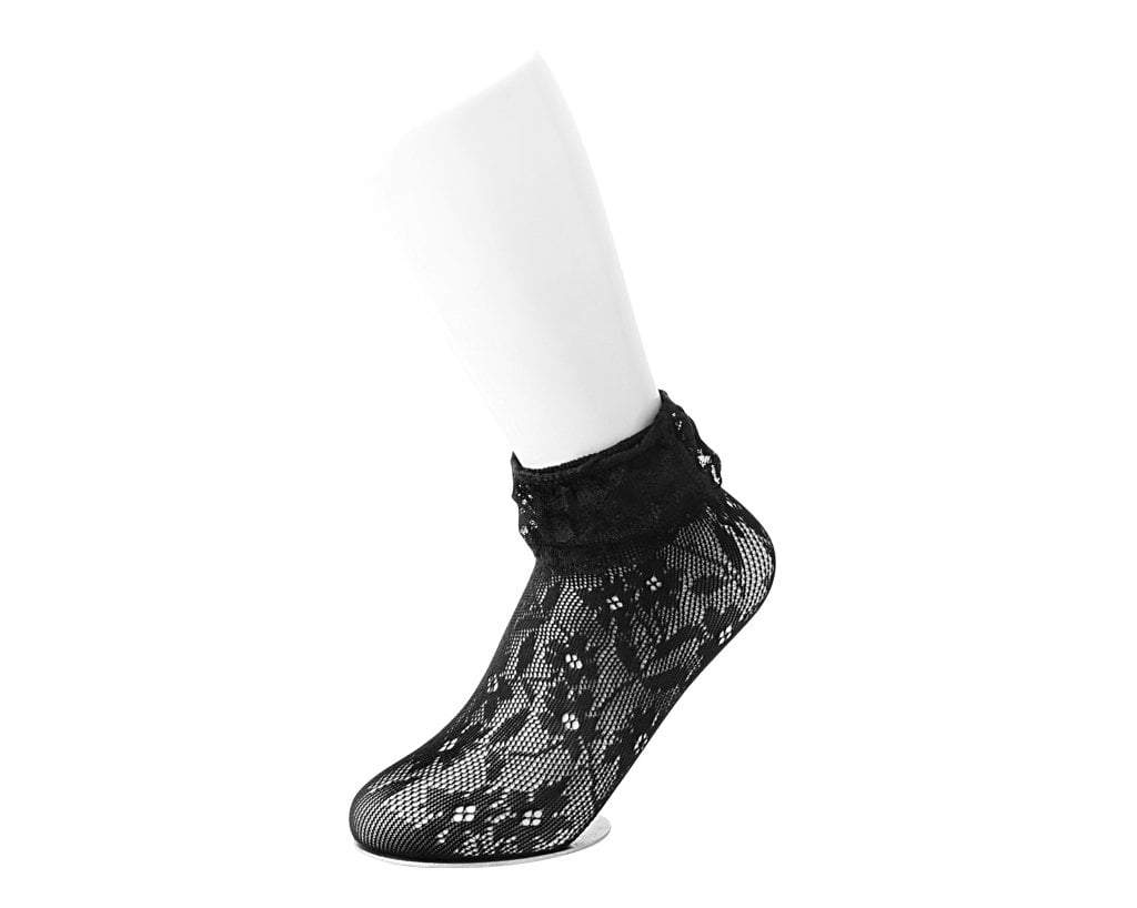 Black Assorted Fishnet 5-Pk Sock - Image 7
