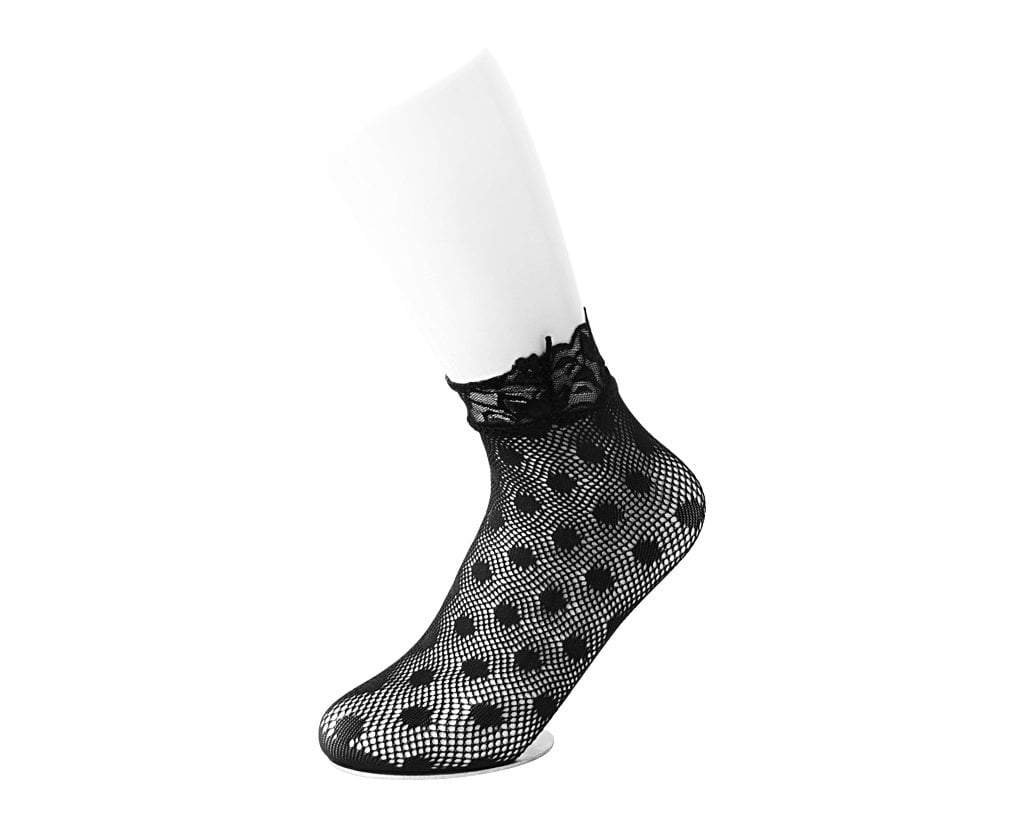 Black Assorted Fishnet 5-Pk Sock - Image 8