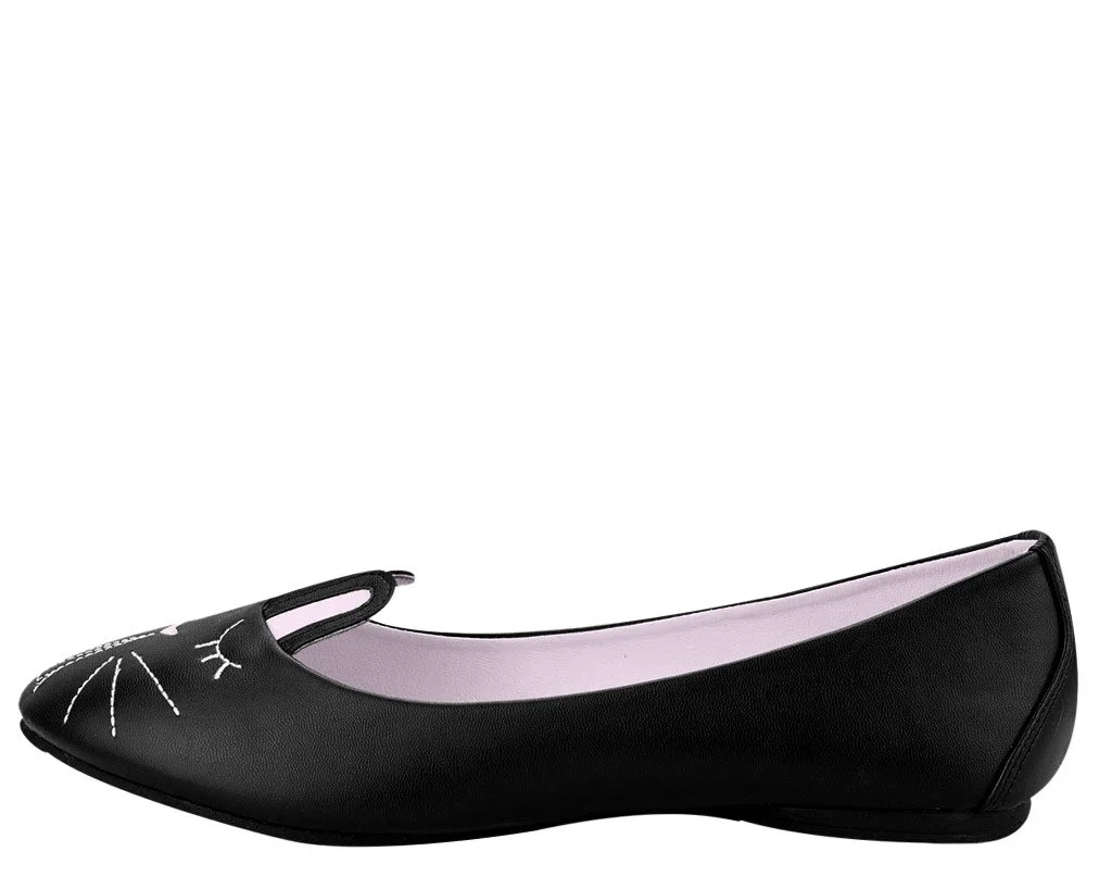 Black Bunny Flat *ALL ITEMS FINAL SALE/NON-RETURNABLE* - Image 3