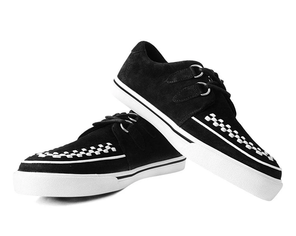 Black Suede D-Ring Interlace Sneaker - Image 3