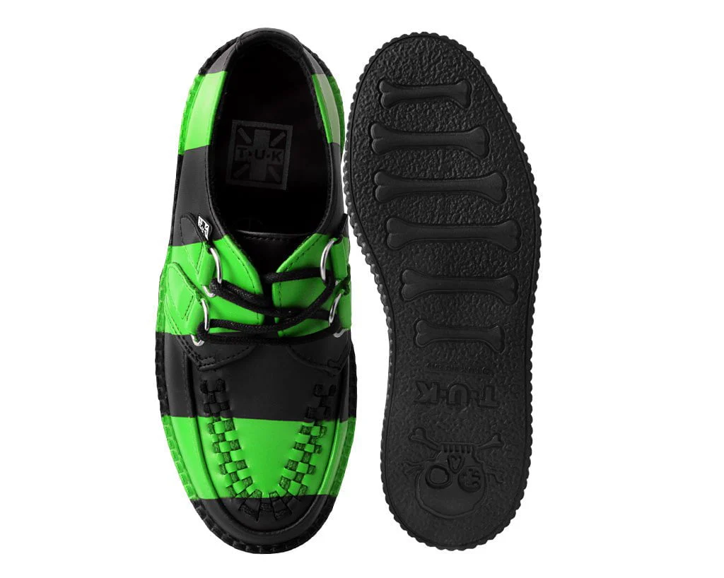 Black & Green Striped Viva Mondo Creeper - Image 4