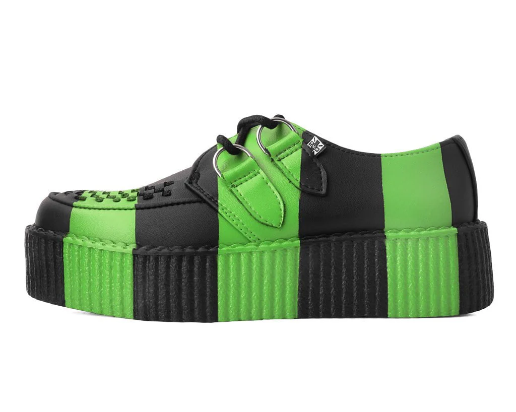 Black & Green Striped Viva Mondo Creeper - Image 5