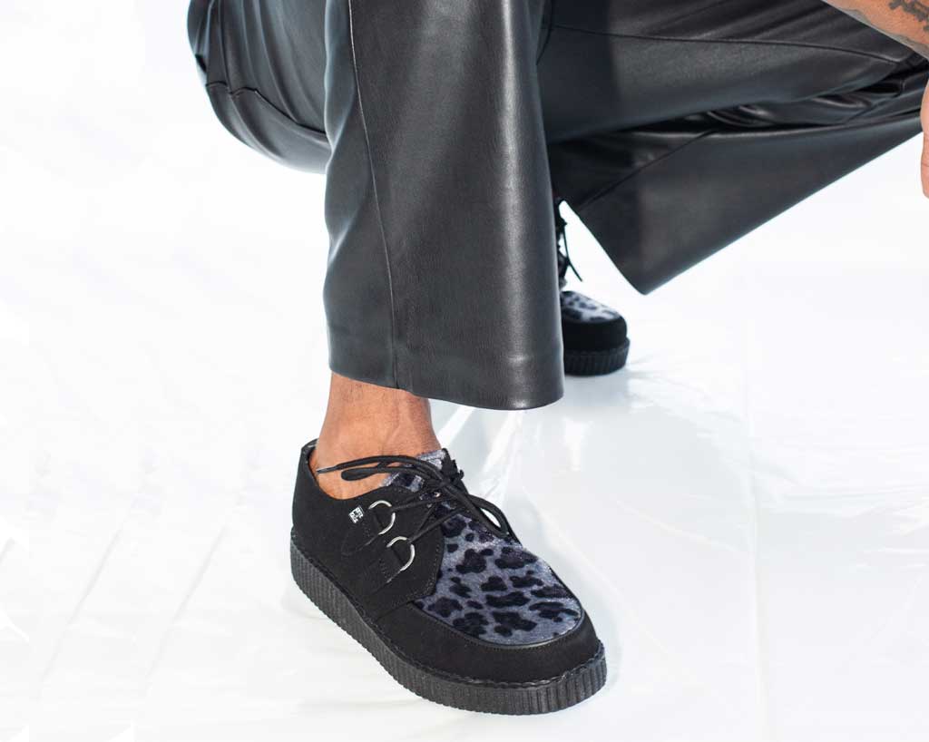 Black & Grey Leopard D-Ring Creeper - Image 6