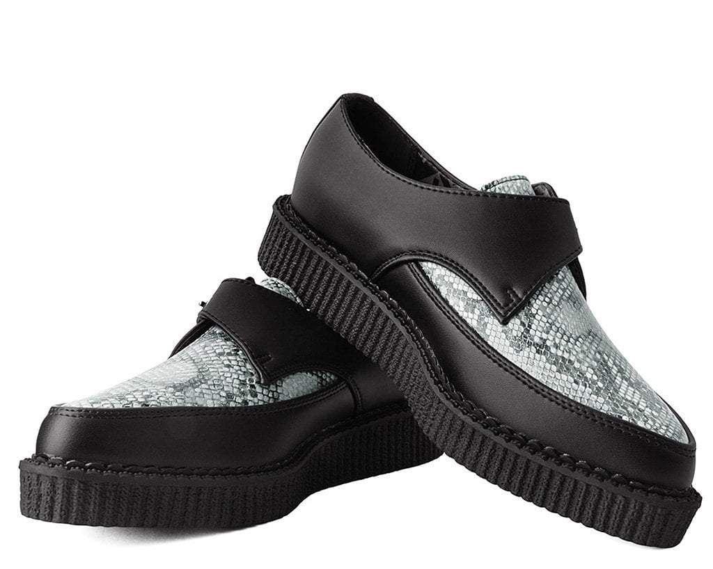 Black & Grey Snake Pointed Buckle Creeper - Image 3