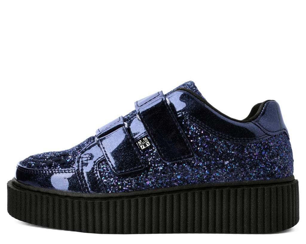 Black Hologram & Glitter Velcro Casbah Creeper - Image 4