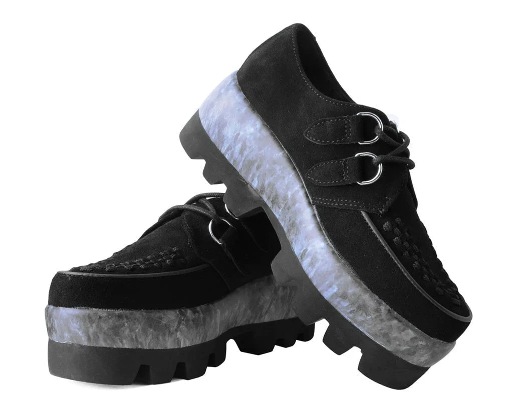 Black Marble Dino Lug Creeper - Image 3