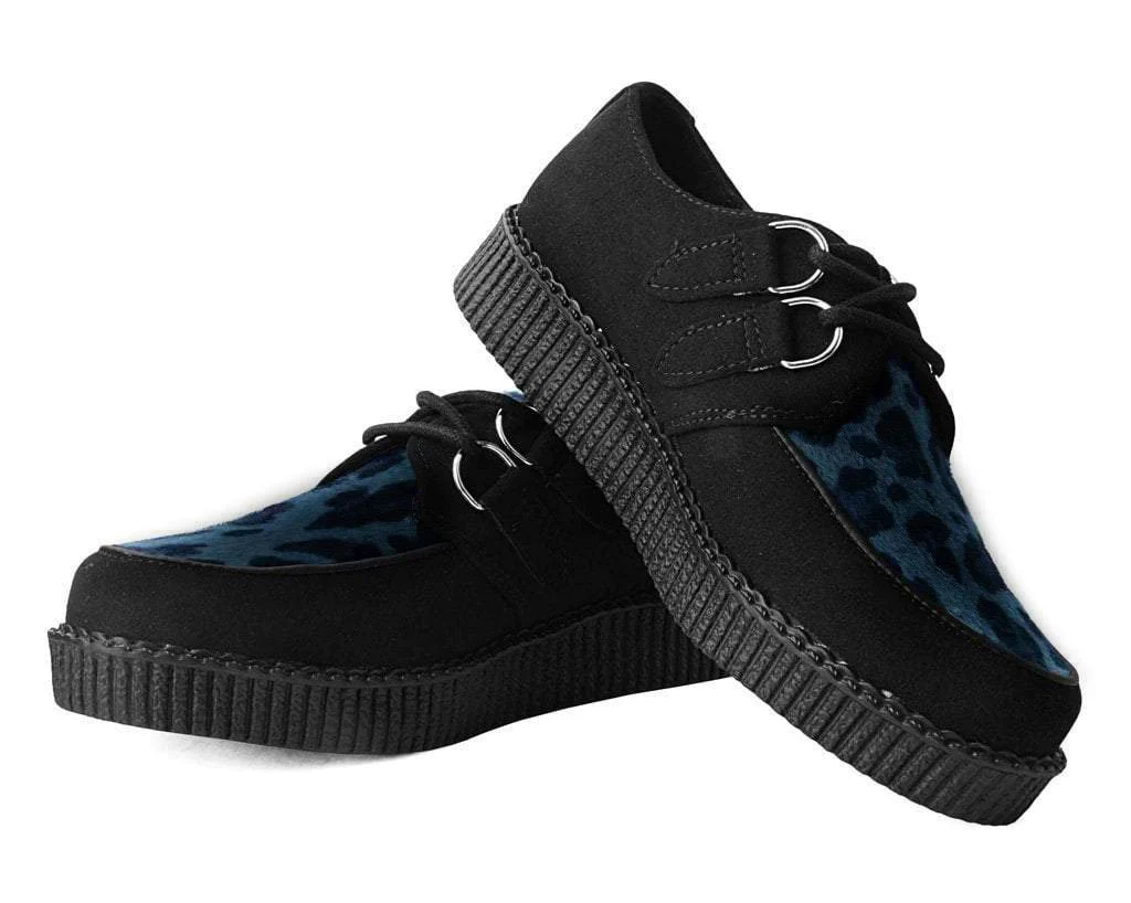Black & Navy Leopard D-Ring-Creeper - Image 3