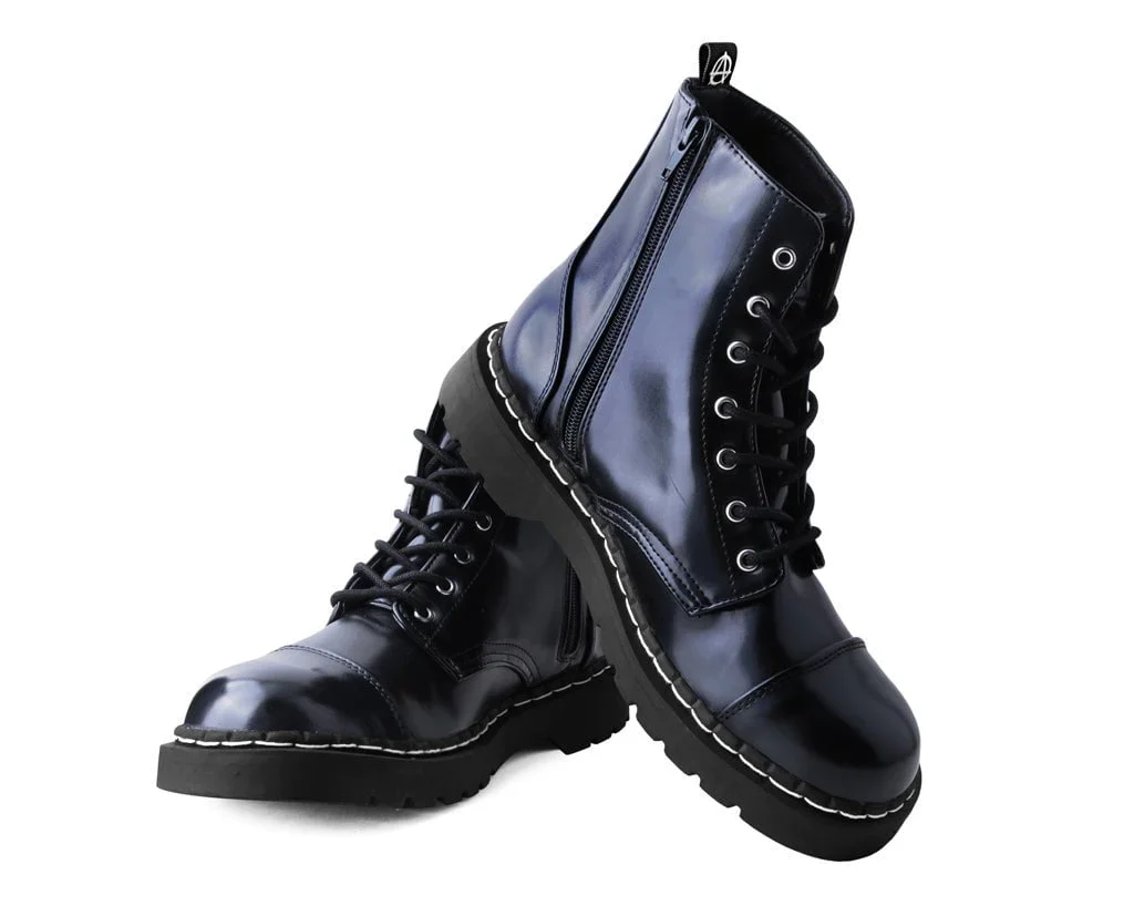 Black Oil Haze 7-Eye Anarchic Boot - Image 3