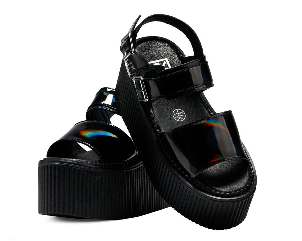 Black Rainbow Haze Strato Sandal - Image 3