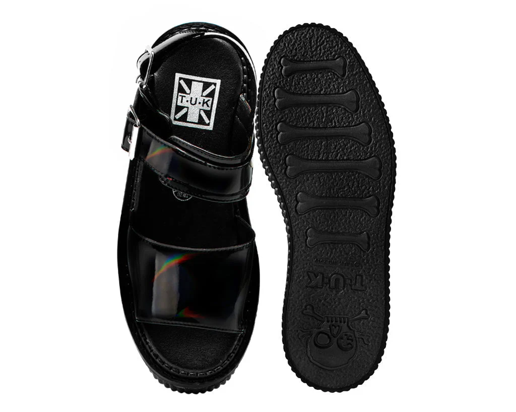 Black Rainbow Haze Strato Sandal - Image 5