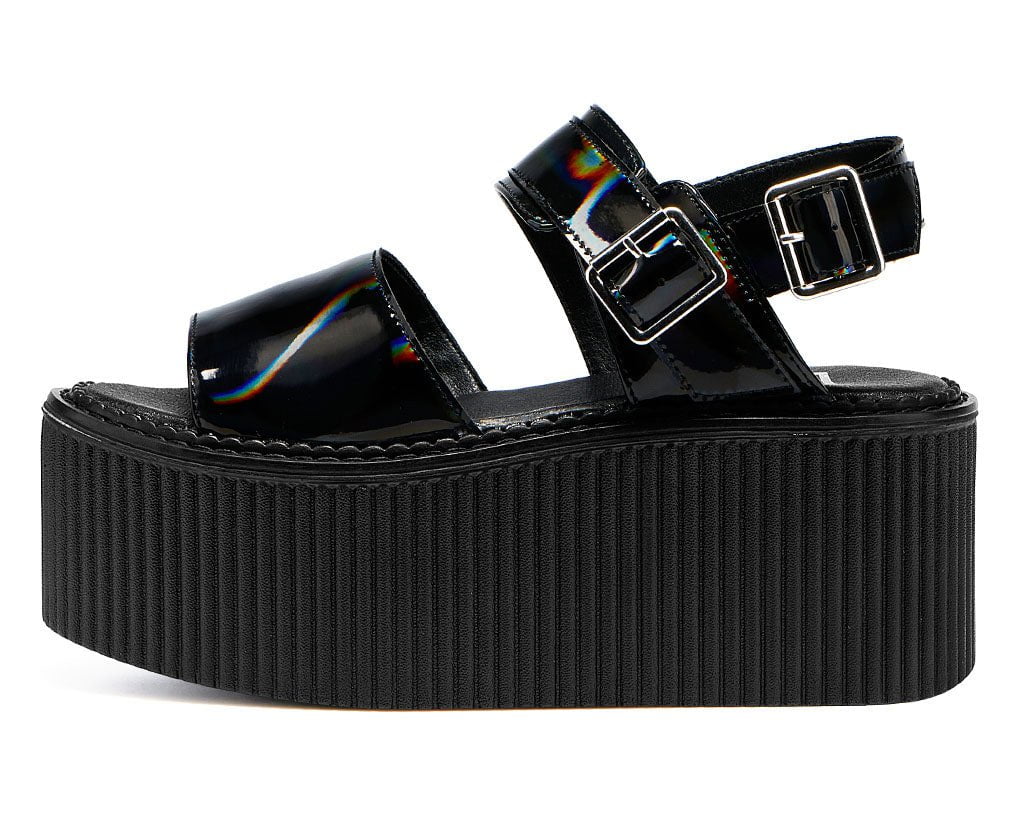 Black Rainbow Haze Strato Sandal - Image 6