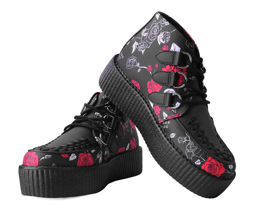 Black & Red Rose 3-Ring Chukka Boot - Image 3
