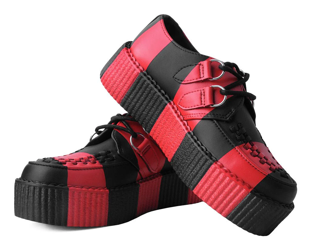 Black & Red Striped Viva Mondo Creeper - Image 3