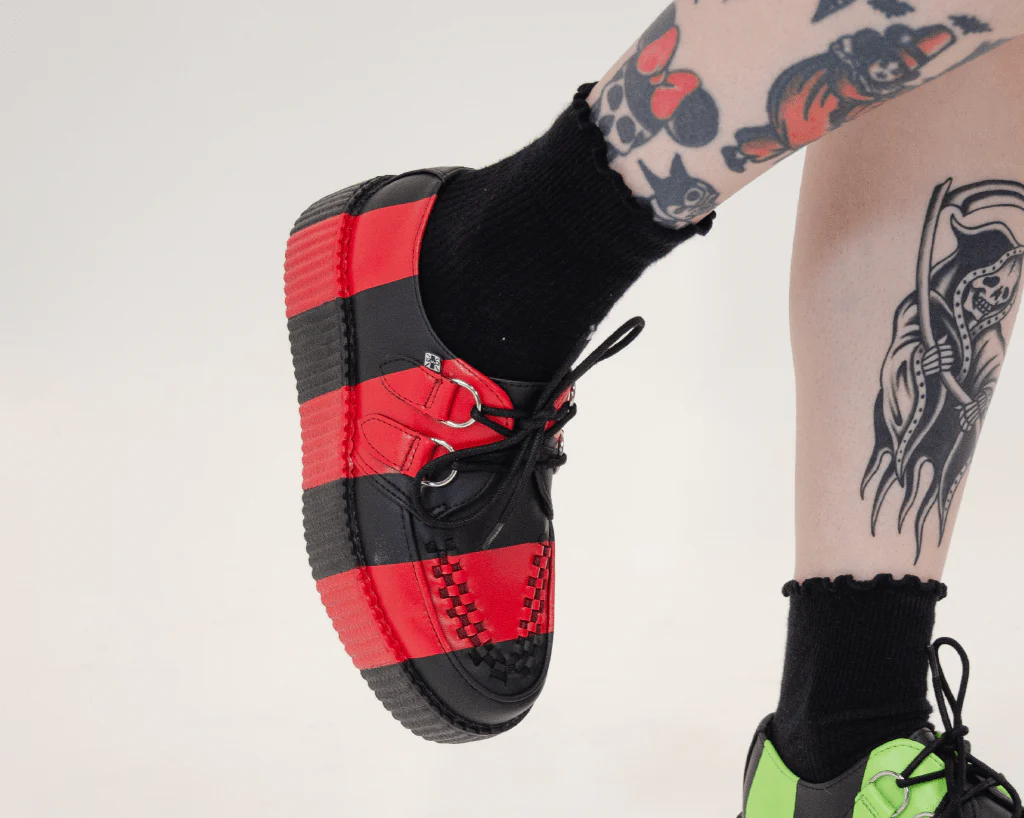 Black & Red Striped Viva Mondo Creeper - Image 6
