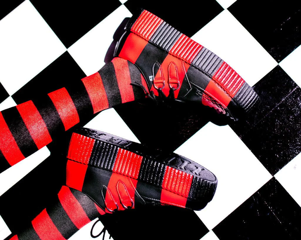 Black & Red Striped Viva Mondo Creeper - Image 7