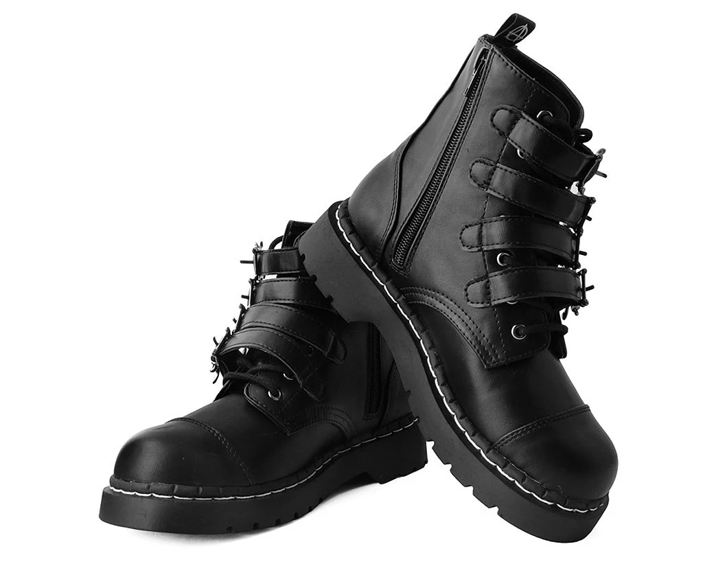 Black Skull Anarchic Boot - Image 3