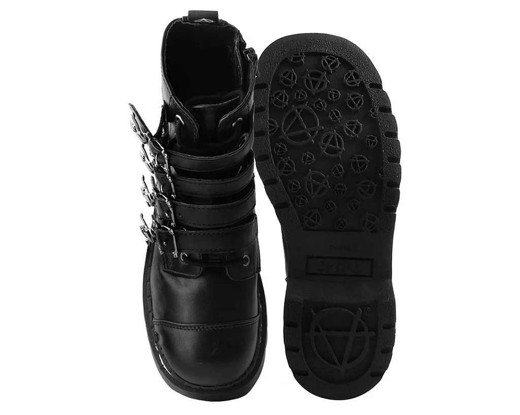 Black Skull Anarchic Boot - Image 5