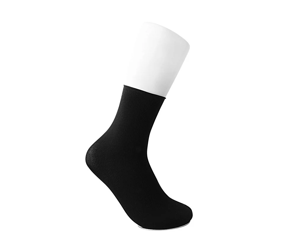 Black Spandex Crew Sock - Image 3