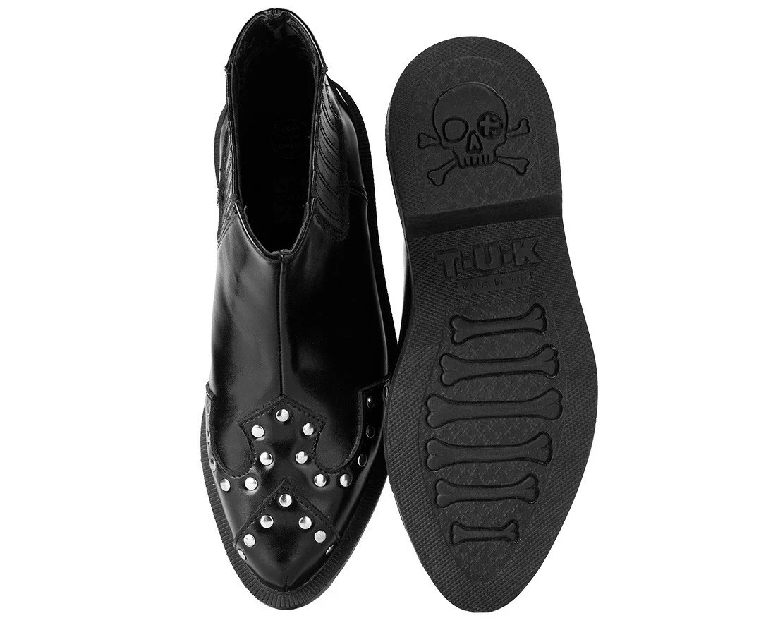 Black Studded Jam Boot - Image 4