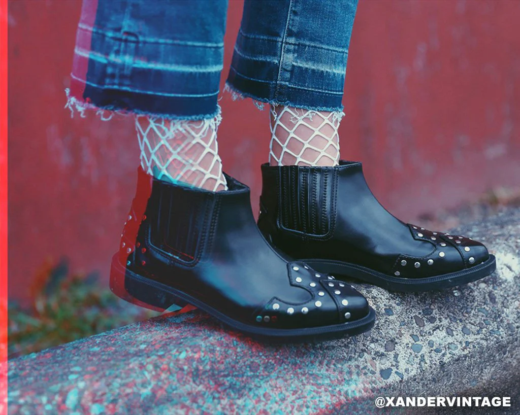 Black Studded Jam Boot - Image 5