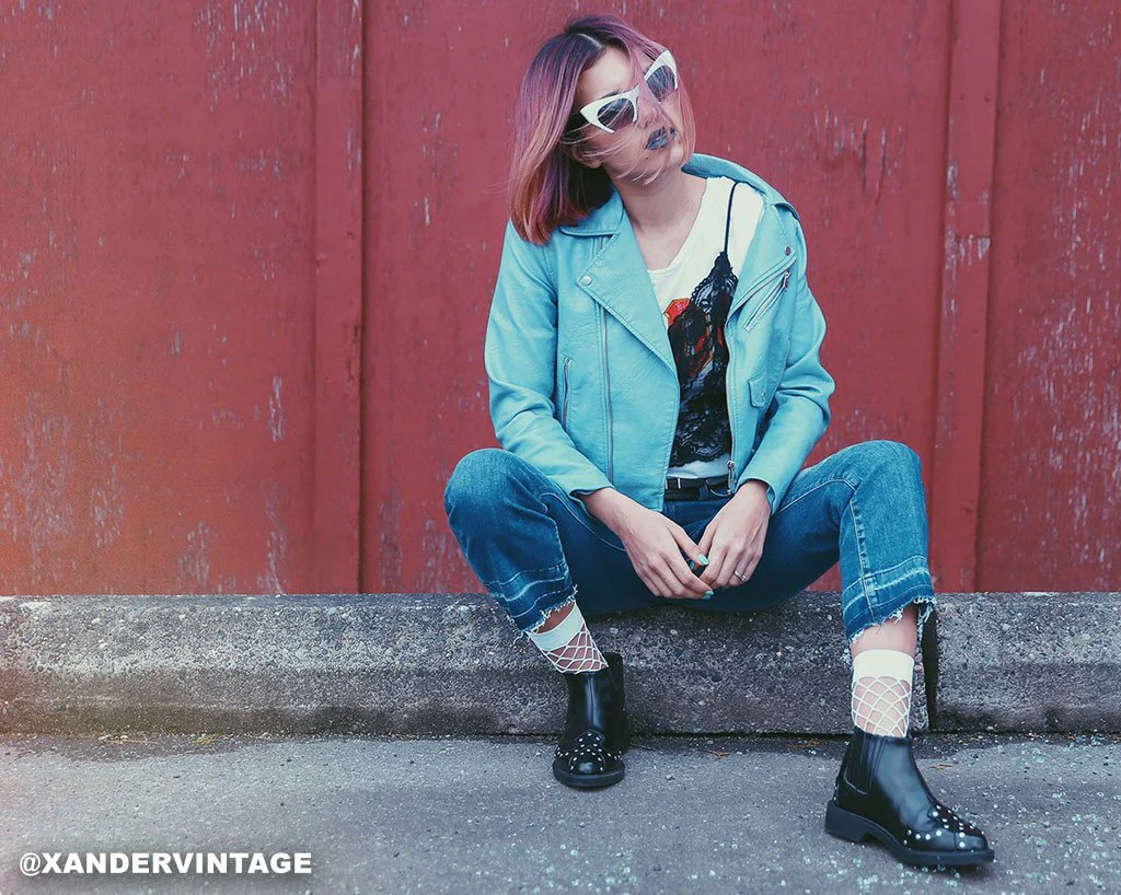 Black Studded Jam Boot - Image 6