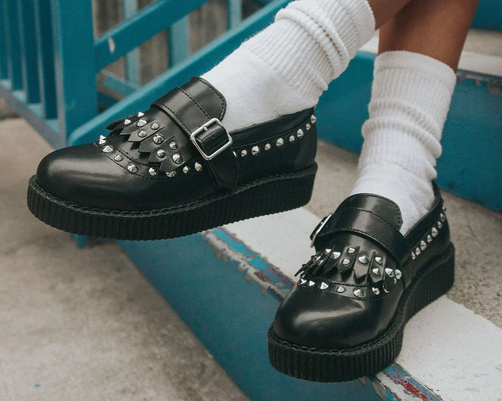 Black Studded Loafer - Image 2