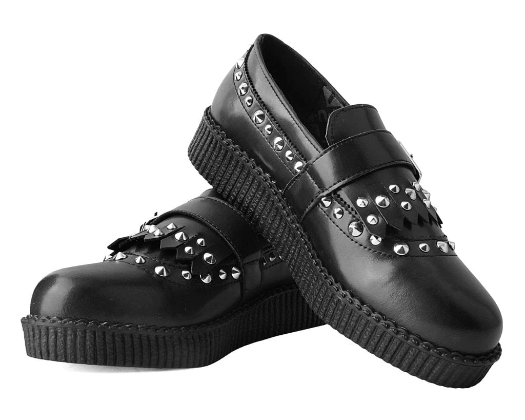 Black Studded Loafer - Image 3