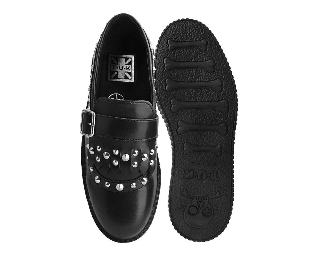 Black Studded Loafer - Image 4