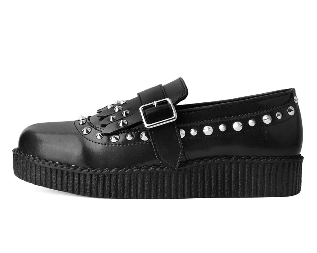 Black Studded Loafer - Image 5