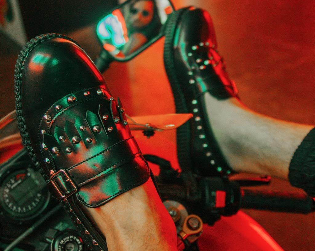 Black Studded Loafer - Image 7