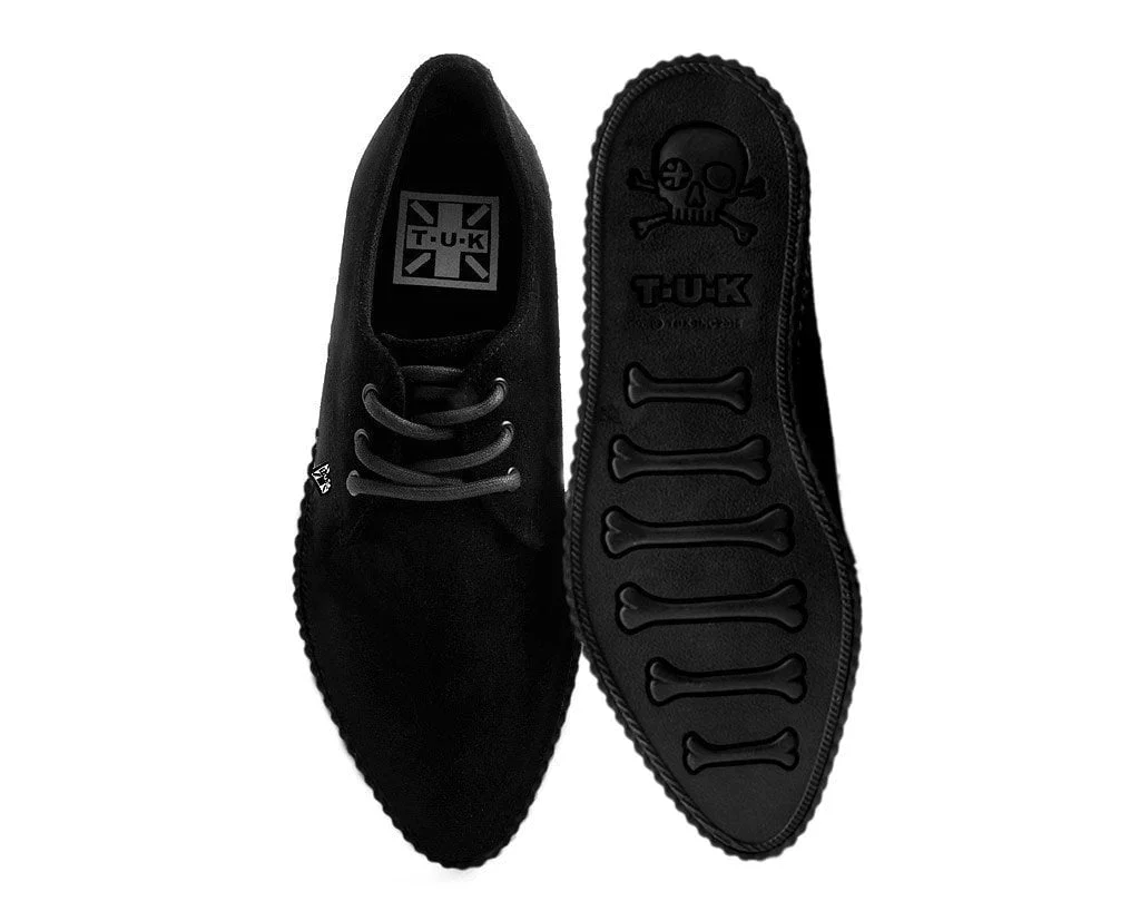 Black Suede Pointed EZC - Image 4