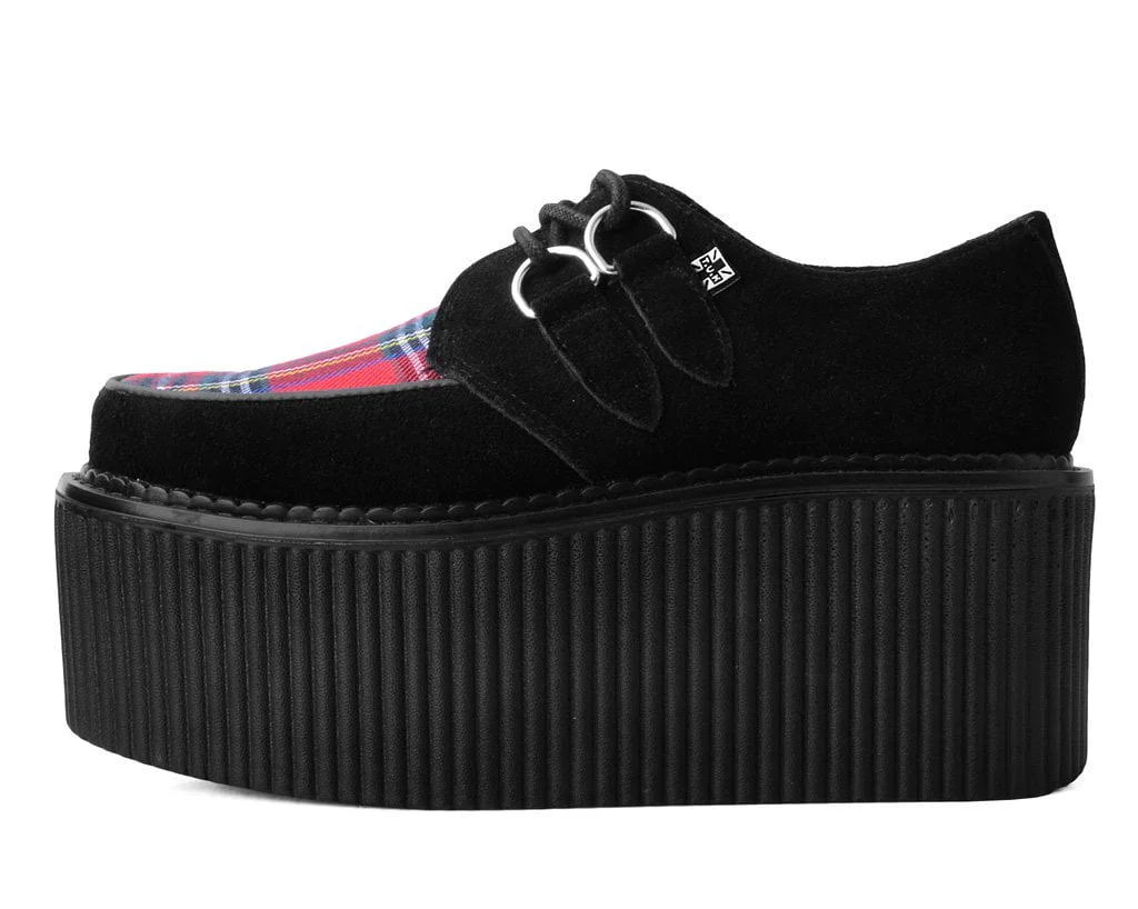 Black Suede & Red Tartan Stratocreeper - Image 5