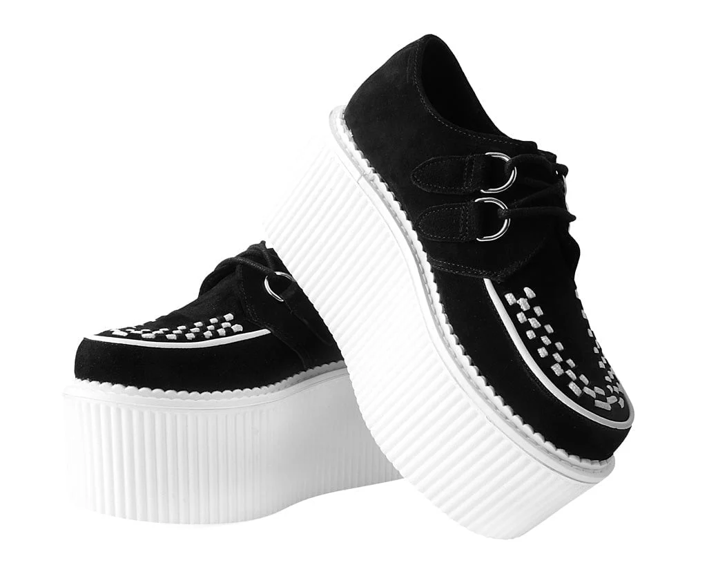 Black Suede White Interlace Stratocreeper - Image 3