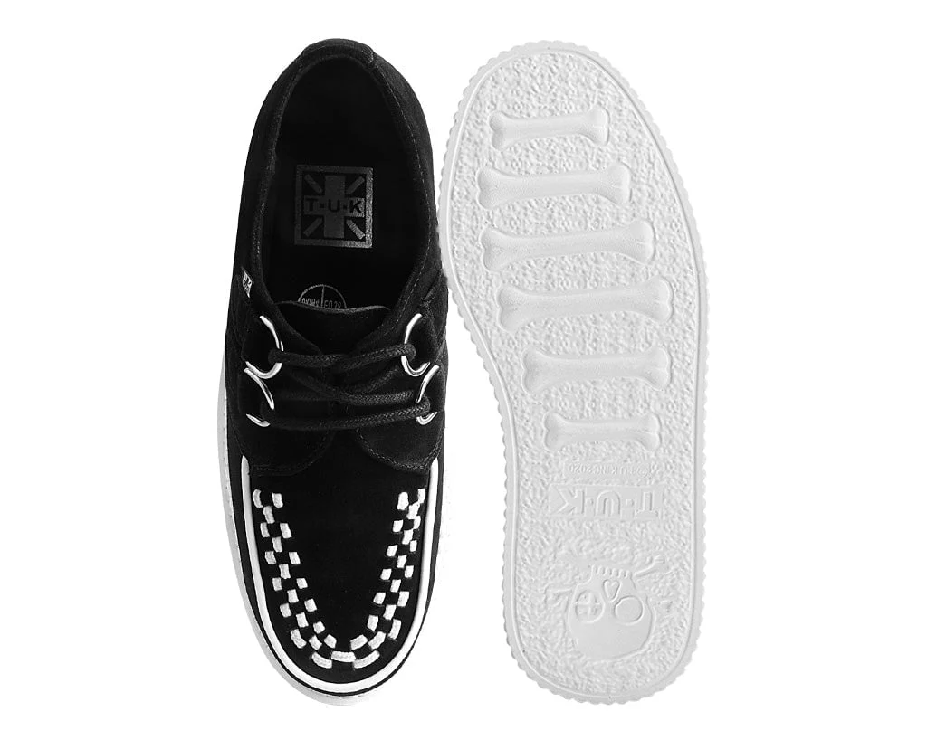 Black Suede White Interlace Stratocreeper - Image 4