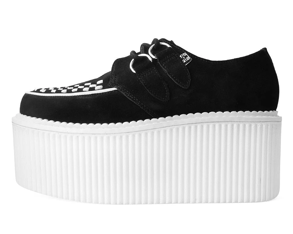 Black Suede White Interlace Stratocreeper - Image 5