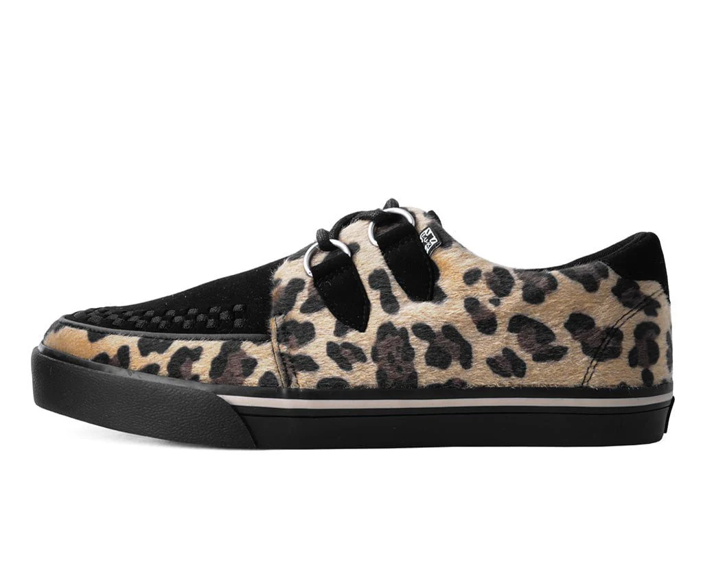 Black & Tan Leopard Hair Sneaker - Image 4