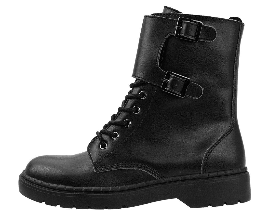 Black Top Strap Ealing Boot *ALL ITEMS FINAL SALE/NON-RETURNABLE* - Image 3