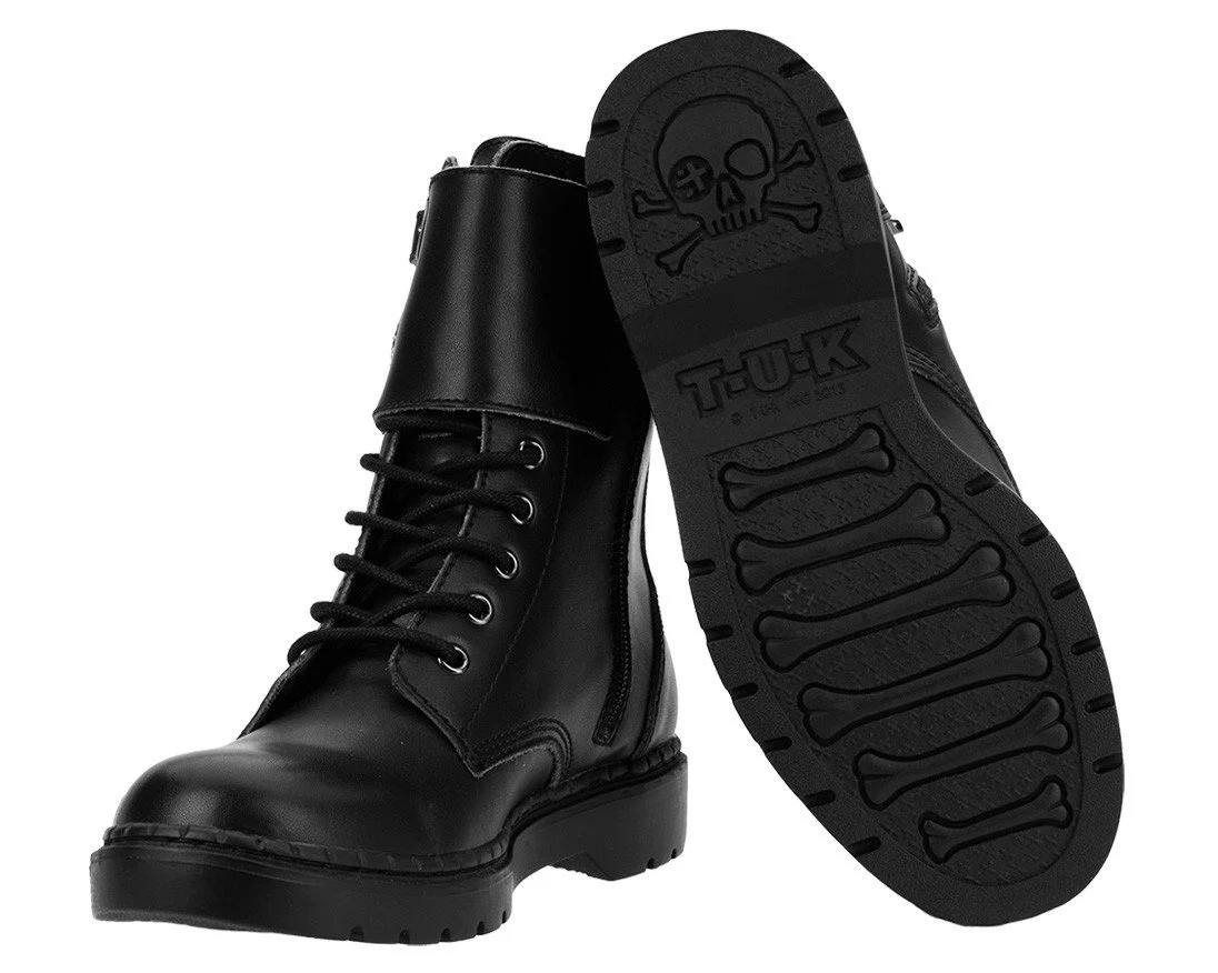 Black Top Strap Ealing Boot *ALL ITEMS FINAL SALE/NON-RETURNABLE* - Image 4