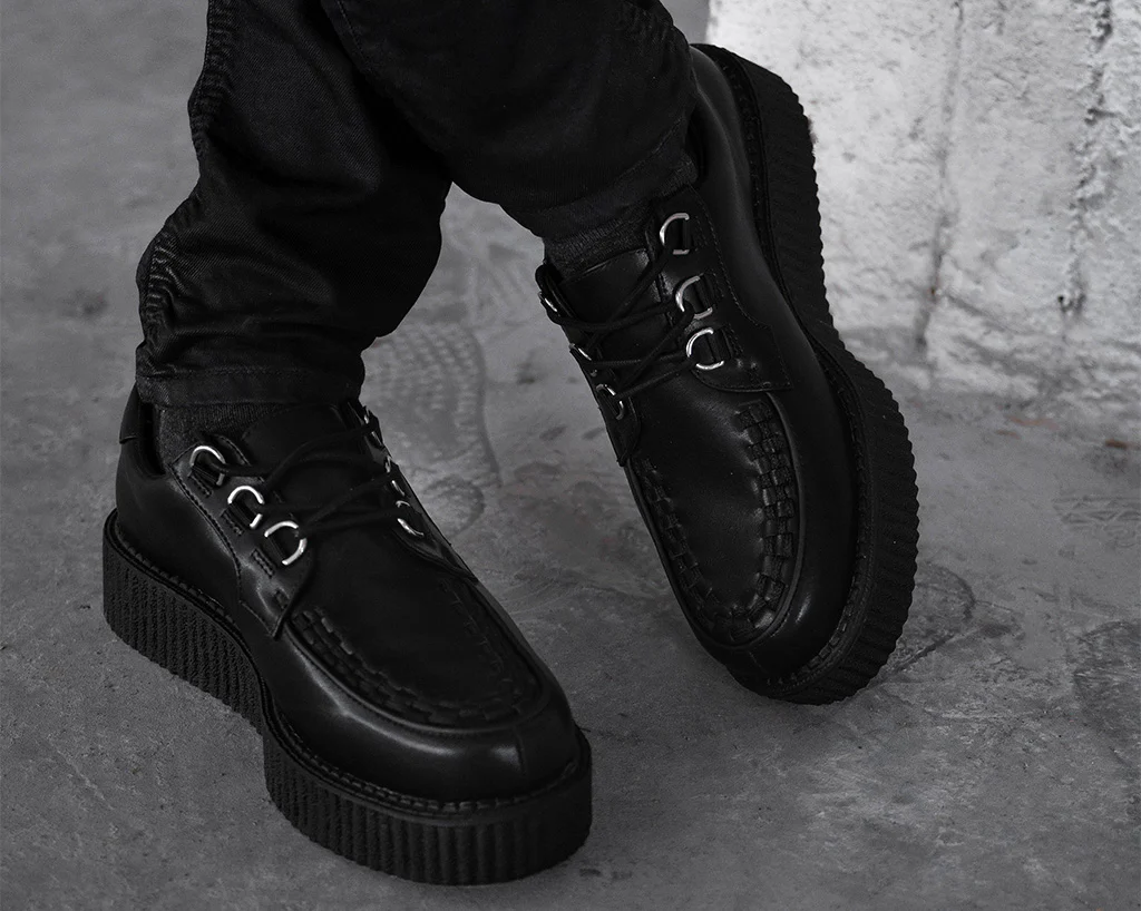 Black Leather Anarchic Creeper - Image 8