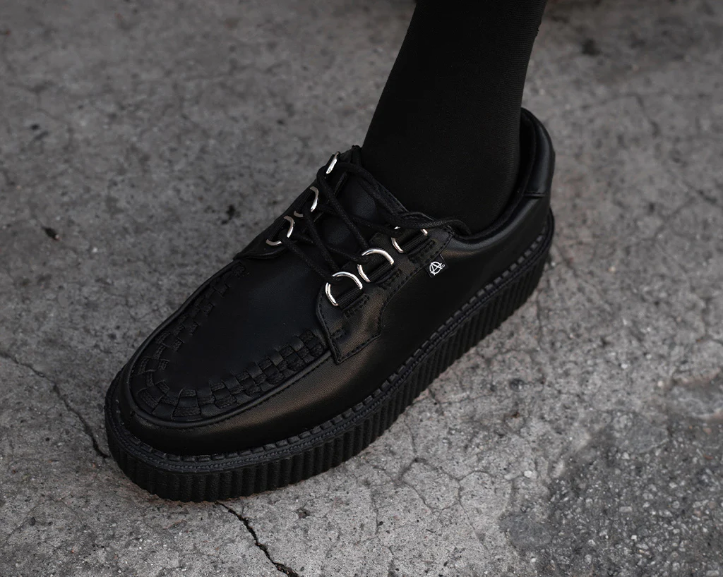 Black Leather Anarchic Creeper - Image 9