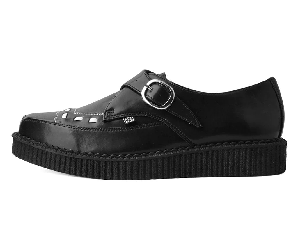 Black TUKskin™ Buckle Pointed Creeper - Image 5