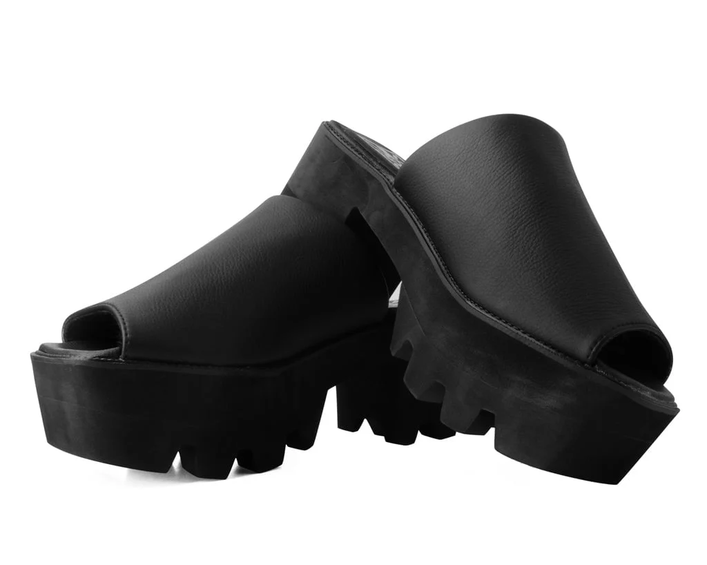 Black TUKskin™ Square Dino Mule - Image 3