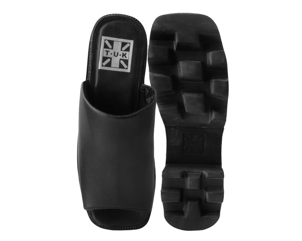Black TUKskin™ Square Dino Mule - Image 4