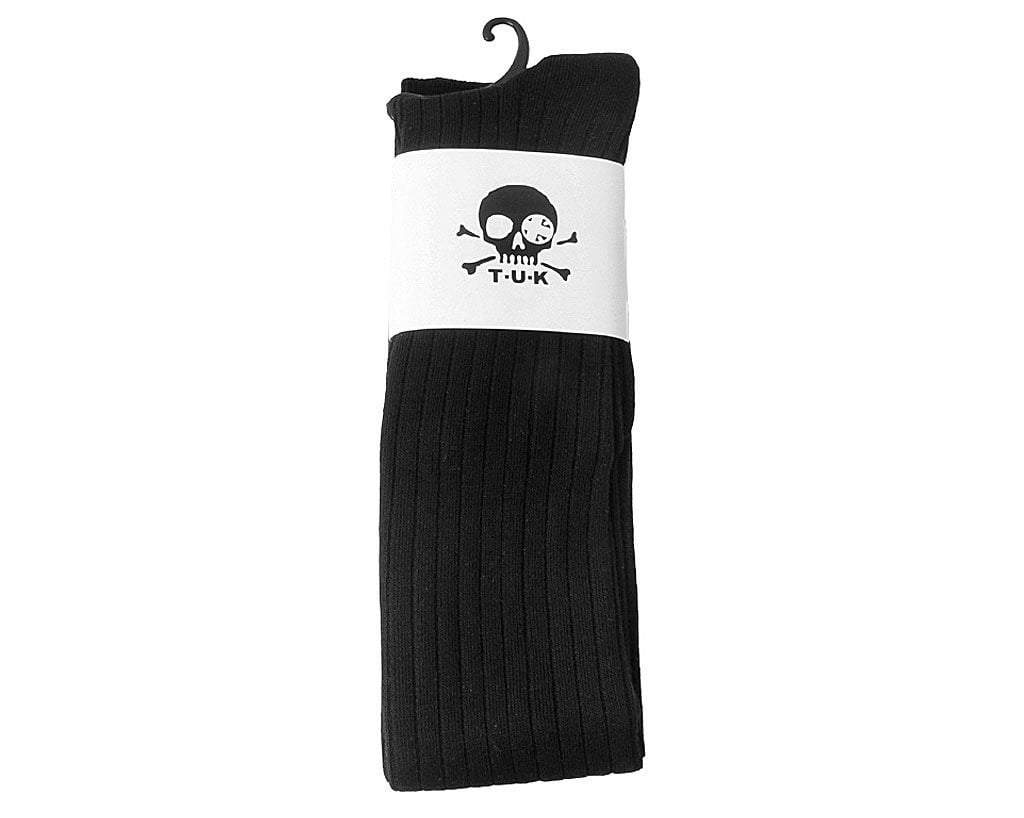 Black Varsity Striped Over-The-Knee Sock - Image 2