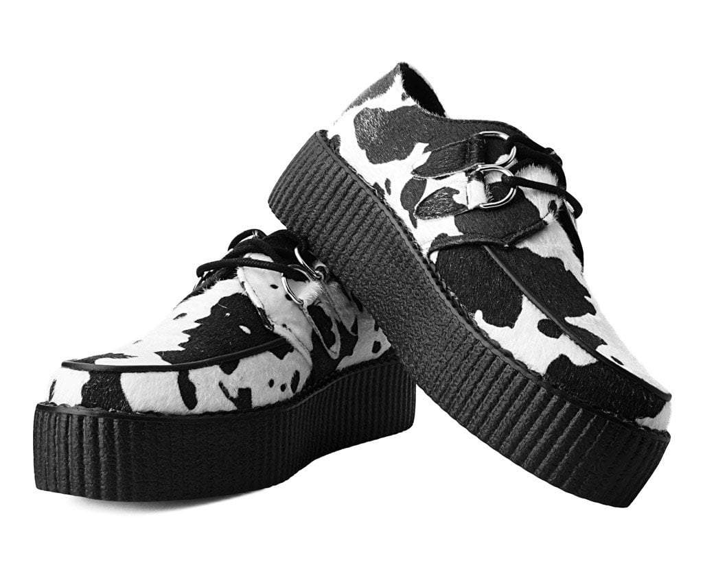 Black & White Cow Print Viva Mondo Creeper - Image 3