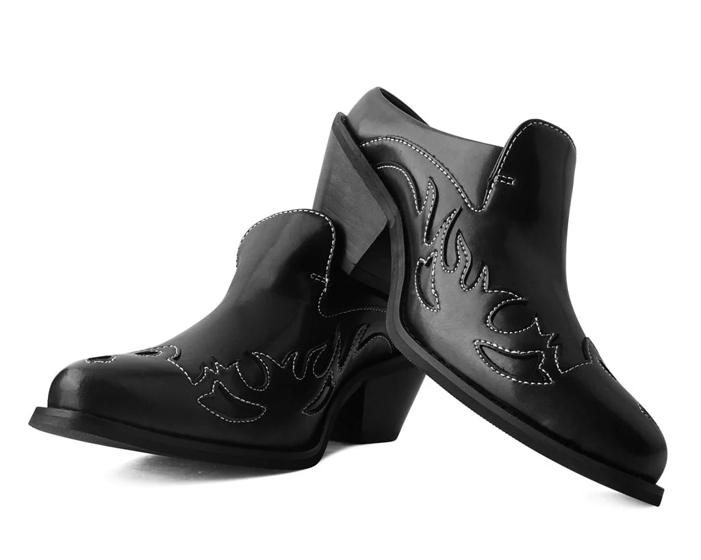 Black Flame Western Mule - Image 4