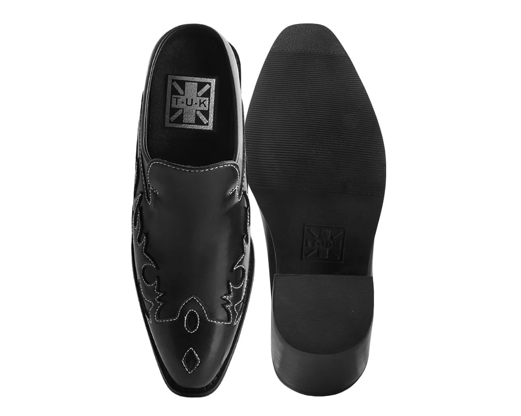 Black Flame Western Mule - Image 5