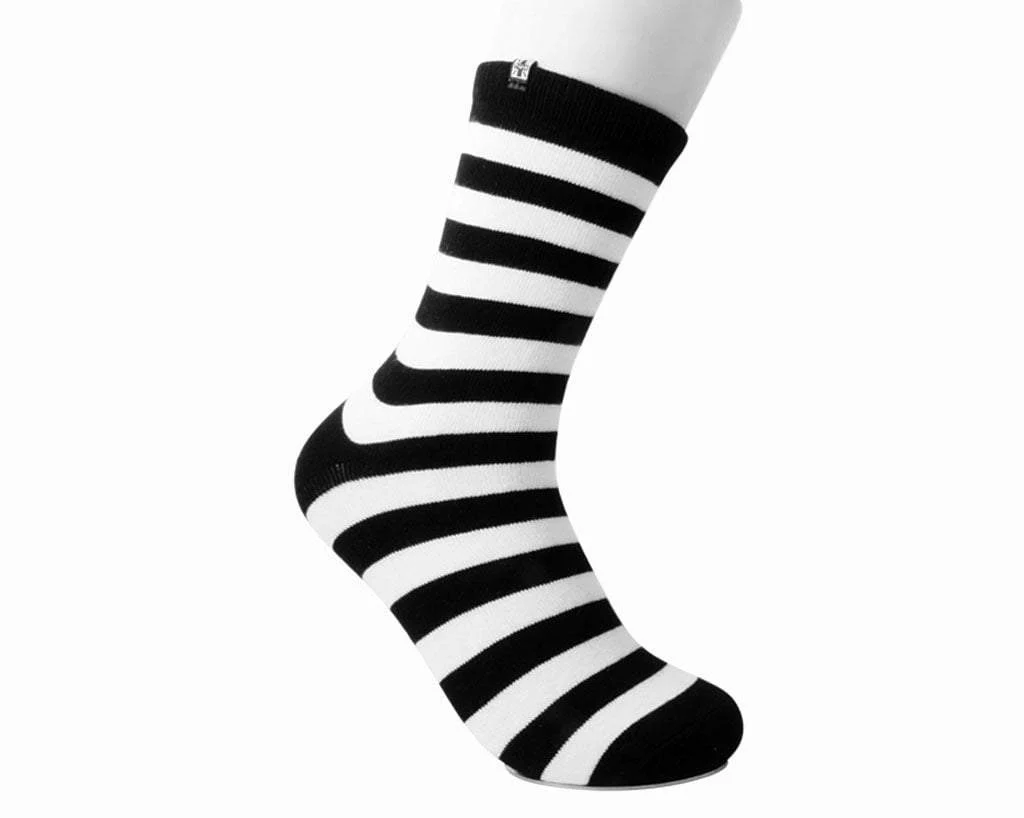 Black & White Stripe T.U.K. Women’s Sock - Image 3